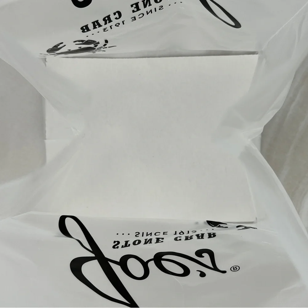 Ultra Famous Joe’s Stone Crab Takeout Bag